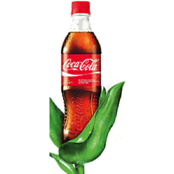 Coca Cola launches a bottle made from 100% plant-based plastic