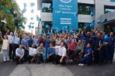 Atlas Copco Celebrates 140 Years of Innovation 