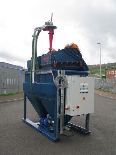 Range of Small Vibratory Screens and Hydrocyclones for Construction Sites
