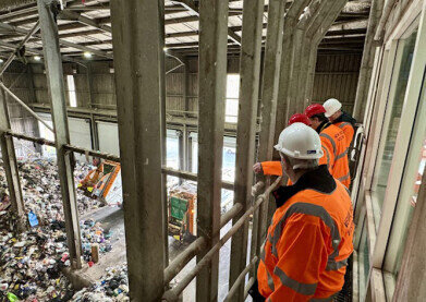 Cabinet members visit energy from waste plant to learn about rubbish processing